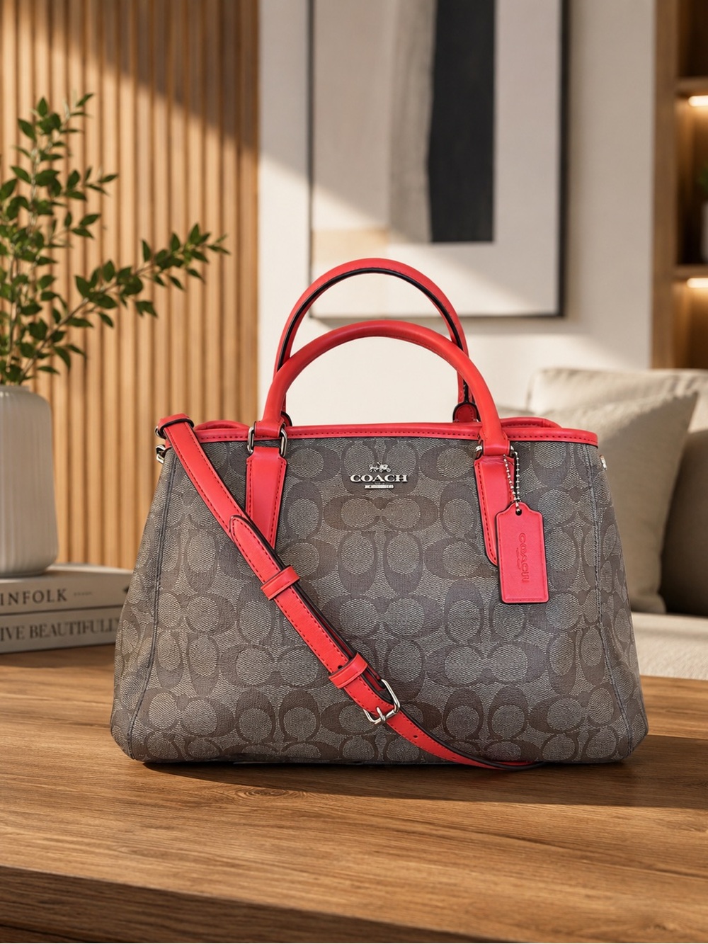 Coach Small Margot Carryall Satchel with Crossbody Strap